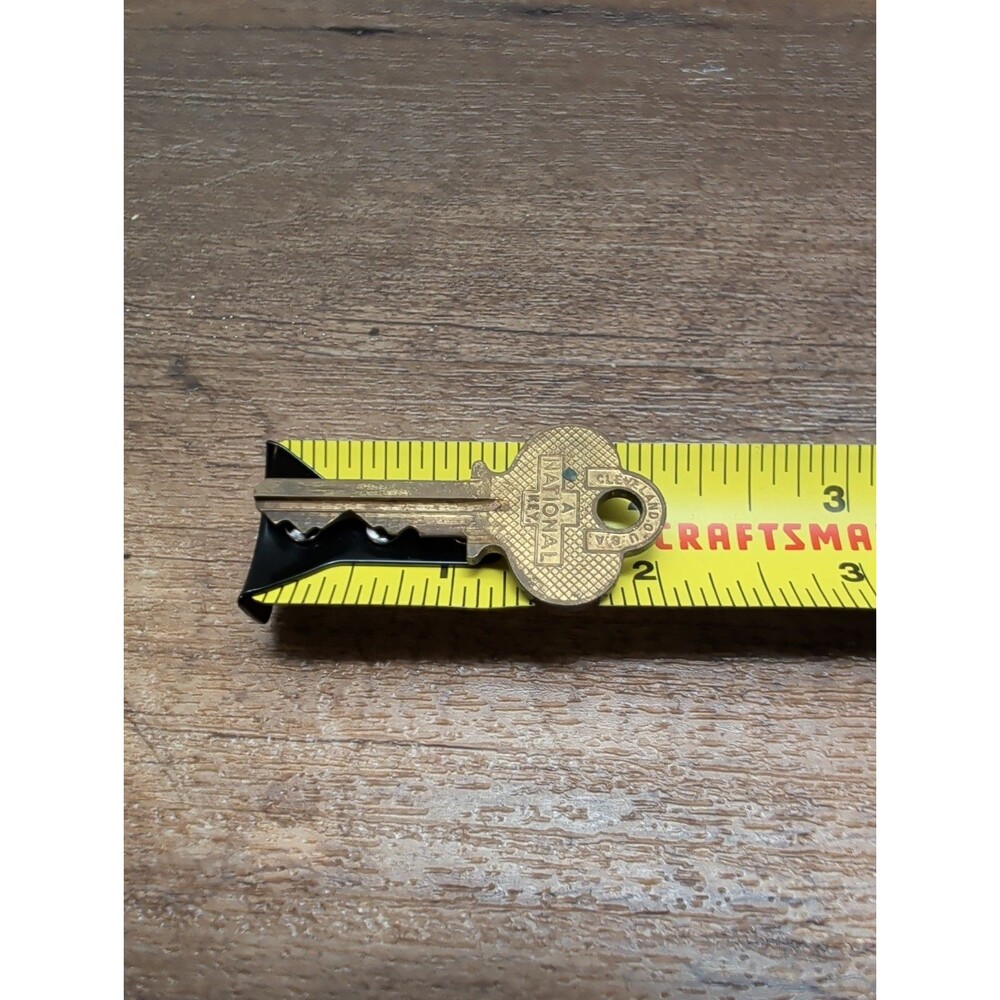 Vintage National Key Company Brass Key L4 E11 Mr. Key Lot Of 2 - Picture 6 of 6